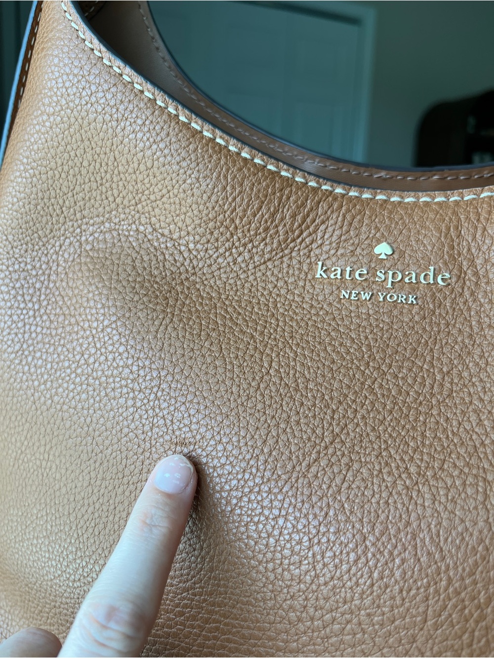 kate spade 454 large shoulder bag in gingerbread - Picture 2 of 6